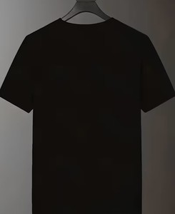 Men's Navy Blue Graphic Beach Surf Design Breathable 220g Short Sleeve O-Neck T-Shirt Regular Fit Casual Knitted 100% Cotton - Product Image 2