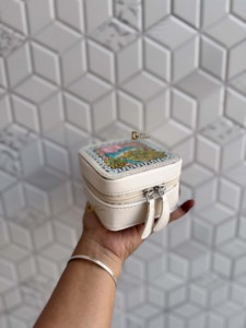 Estuche Compacto para Joyas 2026, Último Modelo, de Cuero Genuino, Ligero, Ecológico, con Forro de Nailon, Diseño Vintage, Cierre de Cremallera - Product Image 2