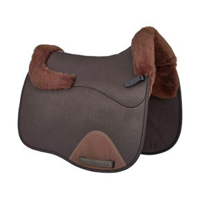 Tapis de selle classique en feutre à tissage simple avec doublure respirante pour l'équitation, le saut d'obstacles et le western - Product Image 2