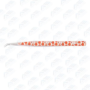 Pinzas de Acero Inoxidable Inclinadas para Extensiones de Pestañas, Disponibles en Colores Sólidos Personalizados, Herramienta de Precisión, las Más Vendidas - Product Image 4