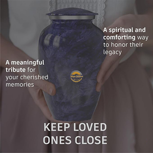 Handcrafted <b>Memorial</b> Wood Urn with Elegant Finish Traditional Wooden Cremation Urn for Human Ashes Luxury Wooden <b>Memorial</b> <b>Box</b> - Product Image 2