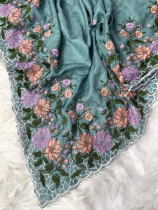 Matka Silk Saree Royal matka Silk Saree ชุดผ้าส่าหรีแบบดั้งเดิม - Product Image 5