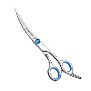 Tooth Design Straight Blade And Sharp Tip For Pet Care Pet Grooming <b>Scissors</b> Products Pet Care Products <b>Scissors</b> - Product Image 1
