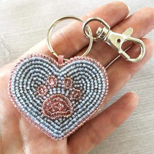 Indian Animal Theme Fashion Beaded Keychain Stylish Bohemian <b>Bag</b> <b>Charm</b> for Promotional Use Purses Backpacks Car Keys - Product Image 1
