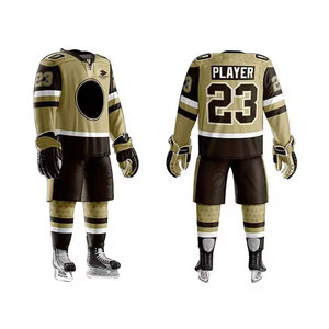 Shorts de sport en polyester respirant, écologique et léger, coupe confortable pour les performances sportives, uniforme de hockey sur glace - Product Image 1