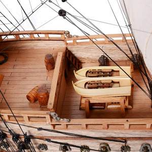Maqueta de Barco Real Soleil Hecha a Mano, Línea Admiral, Decoración Náutica para Oficina, Hogar y Regalo - Contacto para Venta al por Mayor - Product Image 5