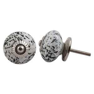 Poignées de porte en céramique blanche en gros, poignées de tiroir gravées pour armoires de cuisine et meubles de salle de bain, vente en gros - Product Image 1