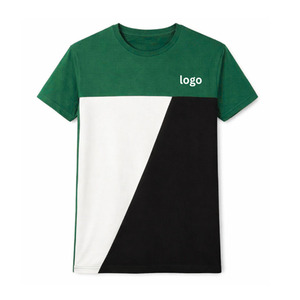 Men's 100% Cotton O-Neck Regular Fit Short Sleeve Breathable Quick Dry Solid Pattern Knitted Fabric T-Shirts - Product Image 3