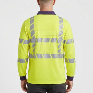 Camisetas Polo de Manga Larga para Hombre, Cuello Clásico, Uniformes, Camisetas Resistentes para Personal de Negocios, Trabajos al Aire Libre y de Servicio - Product Image 4