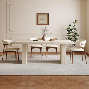 Mesa de Comedor Rectangular de Madera Maciza Daystar Trade, Diseño Moderno Minimalista, Mueble Estable para el Hogar DST-AT-298, 4 Plazas - Product Image 3