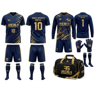 Premium Custom Soccer Uniform Set Jersey Shorts <b>Socks</b> Breathable Fabric Team <b>Training</b> Kit Professional Quality - Product Image 4