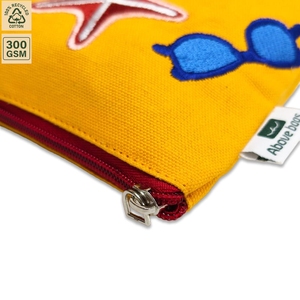 Sac de plage en toile de coton, sac de voyage, 18x12x5 cm, logo personnalisé, vente en gros, OEM, marque privée, commande en gros, modèle réutilisable SNC98 - Product Image 2
