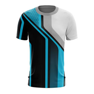 เสื้อยืดกีฬาแห้งเร็วสำหรับผู้ชายเสื้อซับลิเมชันระบายอากาศ - Product Image 2