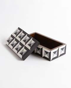 Boîte de rangement en MDF avec incrustation en résine, style unique, boîte de rangement décorative avec incrustation en résine, boîte à bijoux en résine à un prix très raisonnable - Product Image 6