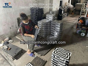 ถาดไม้เคลือบเงางานทำมือแบบสั่งทำสำหรับส่งออก - Product Image 4