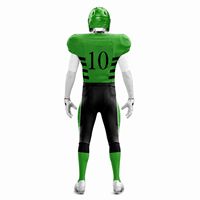 Ensemble d'uniformes de football américain personnalisés pour hommes – Maillot en mesh sublimé et pantalon rembourré – Tenue de sport d'équipe – Kit d'équipement de jeu – Ventes OEM