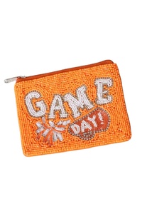 À la mode Artisanat Perlé Broderie JEU JOUR Mini Sac À Fermeture Éclair À La Mode Belle Élégant Premium Look Par Hiba Enterprises - Product Image 2