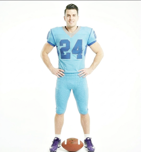 Conjunto de Uniforme de Fútbol Americano de Primera Calidad, Color Azul Cielo, con Pantalones Cortos, de Secado Rápido, al Por Mayor - Product Image 6