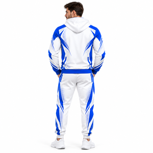 Survêtement de sublimation personnalisé pour les sports d'équipe, tenue d'entraînement sur mesure avec veste et pantalon, vente en gros d'équipements sportifs - Product Image 4