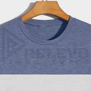 Camiseta de Algodón para Hombre, 280 GSM, Diseño Degradado Arcoíris, Tela Multicolor, Estilo Urbano Premium, Talla Grande - Product Image 3