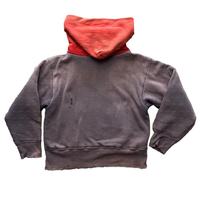 Sweat-shirt à capuche gris 100% coton French Terry respirant 370g avec poche brodée et logo frontal, vêtement décontracté d'hiver pour homme