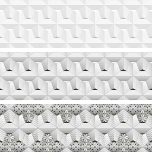 Modern Minimalist 300x600 White Glossy Ceramic Wall Tile For Commercial Projects And Professional Corporate Office Walls - Product Image 2