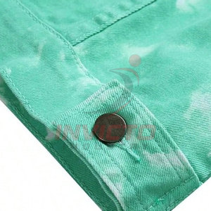 Chaqueta de mezclilla moderna con efecto desgastado, logotipo personalizado disponible, chaqueta de invierno para un estilo de vida casual al aire libre - Product Image 5