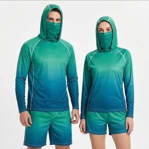 เสื้อตกปลา Blank Athletic SPF แบบมีฮู้ดน้ำหนักเบาสำหรับผู้ชาย พร้อมกระเป๋าเสื้อด้านซ้าย - Product Image 6
