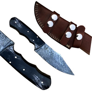 Cuchillo de Acero de Damasco de Producción Personalizada para Camping, Caza y Bushcraft con Mango Natural, Disponibilidad al por Mayor - Product Image 6
