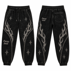 Conjuntos de Ropa para Hombre, Diseño de Lujo, Verano, Lavado Ácido, Sudadera con Cierre y Pantalones Cortos, Conjuntos Deportivos Personalizados al por Mayor - Product Image 4