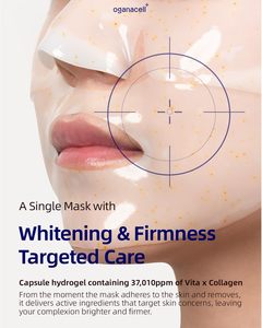 Mascarilla Facial de Hidrogel Tonificante BIO ACTIOME VITA de OGANACELL con Vitamina C Antiarrugas y Nutritiva para Todo Tipo de Piel - Product Image 5