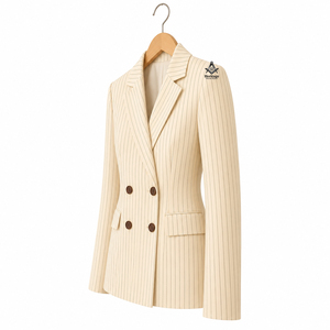 Ropa Masónica Herencia para Mujer, Traje Griego, Chaqueta Bordada Delta Sigma Sorors, Chaqueta Formal de Doble Tono - Product Image 3