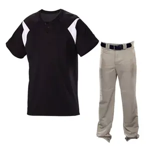 Uniforme de baseball léger personnalisé avec logo, respirant, prix abordable, pour hommes - Product Image 4