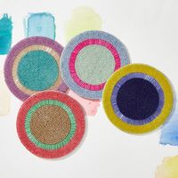 Neue Kollektion HANDGEFERTIGTE Wunderschöne Glasperlen-Untersetzer im Boho-Stil, Umweltfreundlich, Langlebig, Leichtgewichtig, Mit Liebe und Sorgfalt Gefertigt