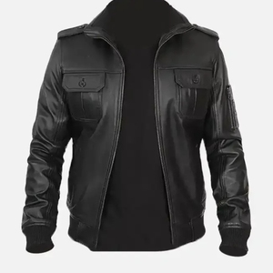 Veste en cuir vintage pour homme de haute qualité - Cuir véritable, style classique, idéale pour les tenues décontractées et formelles - Product Image 1