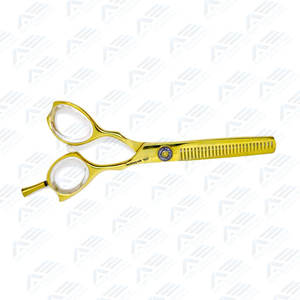 Ciseaux de coiffeur professionnels ciseaux droits ciseaux de toilettage pointe de sécurité pour Salon coupe de cheveux amincissement beauté produit de soins personnels - Product Image 3