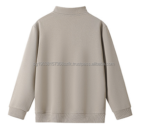 Sweat-shirt tendance à capuche et fermeture éclair, 100 % polyester, personnalisé, unisexe, coupe oversize, automne, anti-rétrécissement, respirant, écologique, 350g - Product Image 3