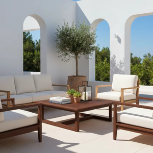 โต๊ะกาแฟคานายา ผลิตจากไม้สักอินโดนีเซีย สำหรับผู้จัดจำหน่ายเฟอร์นิเจอร์ระดับโลก พร้อมราคาส่งออกที่แข่งขันได้ - Product Image 1