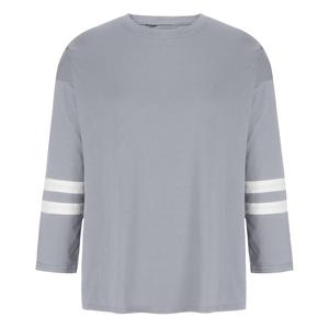 เสื้อยืดผู้หญิงไซส์ใหญ่ แขนยาว คอกลม ผ้าโพลีเอสเตอร์ กันยับ ทรงหลวม ปักลาย 3 มิติ ใส่ได้ทุกวัน - Product Image 5