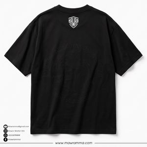 เสื้อยืดแขนสั้นพิมพ์ลายมงกุฎและดาบสีดำสำหรับผู้ชาย คอกลม ทรงลำลอง ผ้าฝ้าย สำหรับทุกเพศ - Product Image 4