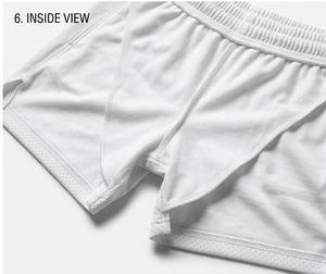 Shorts en maille double couche décontractés et écologiques, respirants, séchage rapide, haute qualité, personnalisables par sublimation, pour hommes et femmes, idéaux pour la gym et le basketball - Product Image 4