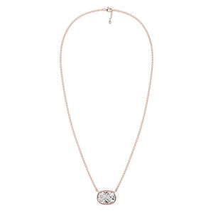 Collier pendentif solitaire à sertissage coussin - Product Image 6