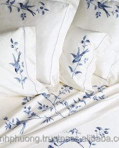 Wedding Season Masterpiece! Heartfelt <b>Silk</b> Bedding Set Including Sheets and <b>Pillows</b> - Product Image 4