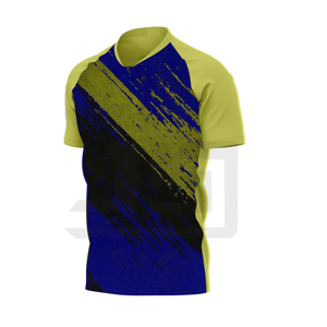 เสื้อฟุตบอลพรีเมียม 100% ผ้าฝ้าย ระบายอากาศ ป้องกันแบคทีเรีย พิมพ์ลายทนทาน สำหรับชุดทีม ซ้อม และแข่งขัน - Product Image 3
