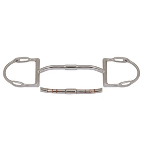 Bocado de Caballo de Calidad Premium con Rodillo Bucal, de Acero Inoxidable, de Proveedor Mayorista Ecuestre de Pakistán - Product Image 2