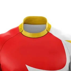 Maillot de rugby athlétique à manches courtes, confortable pour les hommes, offrant une liberté de mouvement et idéal pour l'entraînement. - Product Image 3