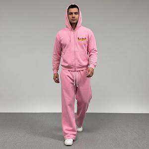Chándal Deportivo de Alta Calidad para Hombre, Color Sólido, con Logotipo Personalizado, Corte Regular, 100% Algodón, Estilo Hip Hop, con Capucha - Product Image 6
