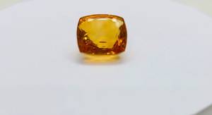 Single Piece Natural Brazilian Citrine Loose Gemstone Yellow <b>Colour</b> <b>Cushion</b> Cut For Ring Pendant And Jewellery Making - Product Image 4