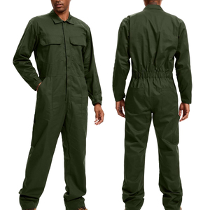 Safety <b>Working</b> Custom <b>Men</b> High Vis <b>Overalls</b> Workwear Plain High Quality Coverall <b>Working</b> Boiler Suit Cheap Price - Product Image 3