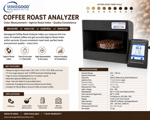 Analizador de Tostado de Café, Analizador Agtron de Café, Analizador de Color de Café, Espectrofotómetro para Granos de Café Tostados y Café Molido - Product Image 1